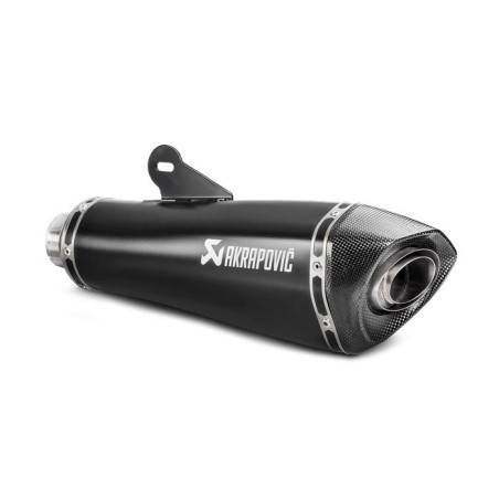 Marmitta Akrapovic Slip On Acciaio Inox nero omologata per BMW R-Nine T dal 2017