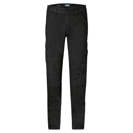 Pantalone da moto in tessuto  PMJ Jeans Santiago nero