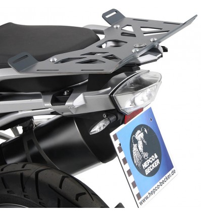 Estensione in alluminio Hepco & Becker per portapacchi su BMW R1250 GS