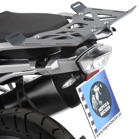 Estensione in alluminio Hepco & Becker per portapacchi su BMW R1250 GS