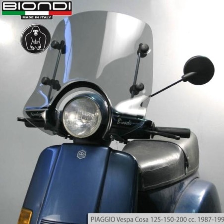 Cupolino Biondi Little Club per Piaggio Vespa GTS 125 e 300, Vespa LX...