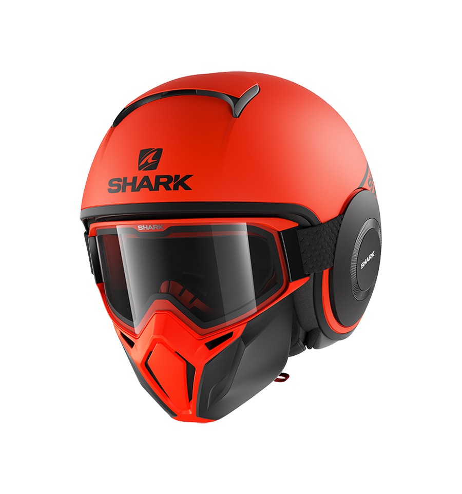 Casco Shark Drak monocolore verde militare opaco