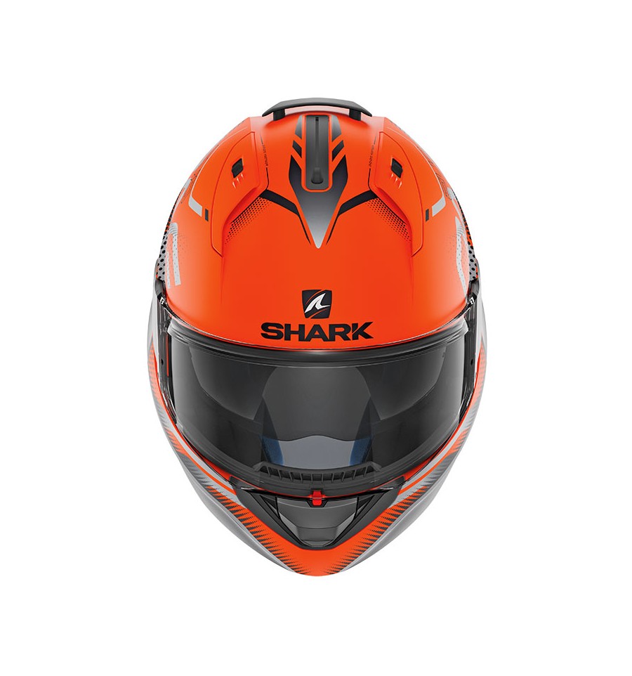 Casco Moto Modulare Shark EVO-ONE 2 KEENSER Arancio Nero Opaco Yamaha -  TECNOMOTO