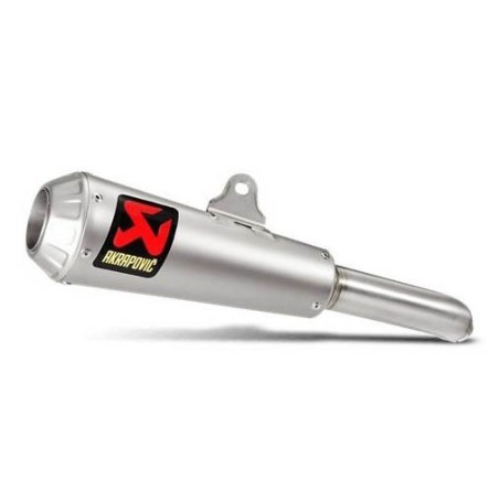 Marmitta Akrapovic Slip On Titanio non omologata per Kawasaki Z125/Ninja 125 2019