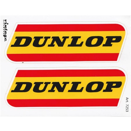 Adesivo serie Vintage DUNLOP 9x12 cm