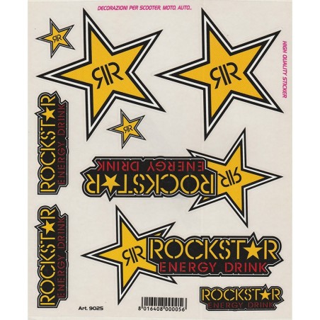 Set adesivi 20x24 cm Rockstar