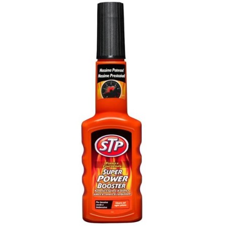 Additivo Super Power Booster STP per ottani benzina verde 200ml