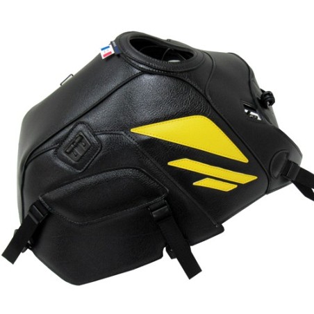 Copriserbatoio Bagster per Suzuki DL V-Strom 250 in similpelle nero e giallo