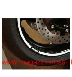 Portachiavi ovale in resina Yamaha e diapason nero crom