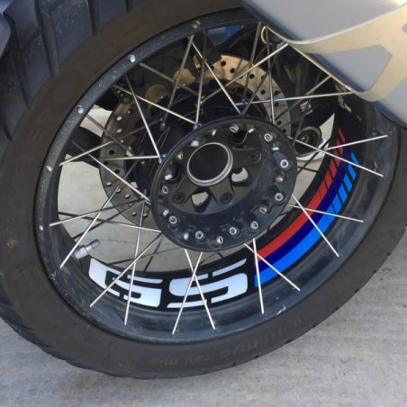 Set adesivi Puig per cerchi su BMW R1200GS ADV e R1250GS ADV