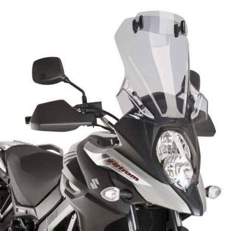 Cupolino fumé chiaro con visore Puig Touring per Suzuki DL 650 V-Strom dal 2017