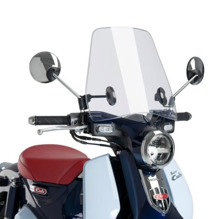 Parabrezza trasparente Puig Urban per Honda Super Cub C125 dal 2018