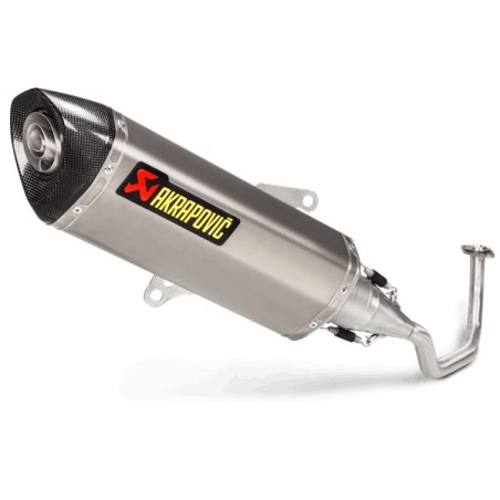 Marmitta Akrapovic acciaio inox linea Racing per Honda Forza 125 dal 2018