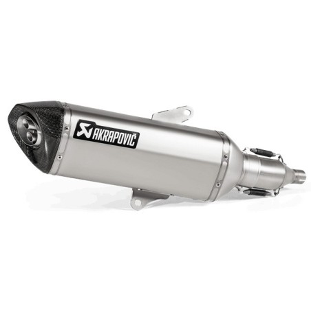 Marmitta Akrapovic acciaio inox linea Racing per Honda Forza 300 dal 2018