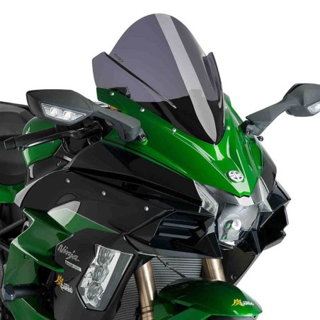 Cupolino fumé scuro Puig Racing per Kawasaki Ninja H2 SX dal 2018