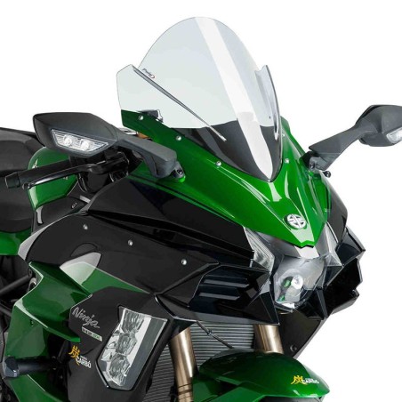 Cupolino fumé chiaro Puig Racing per Kawasaki Ninja H2 SX dal 2018