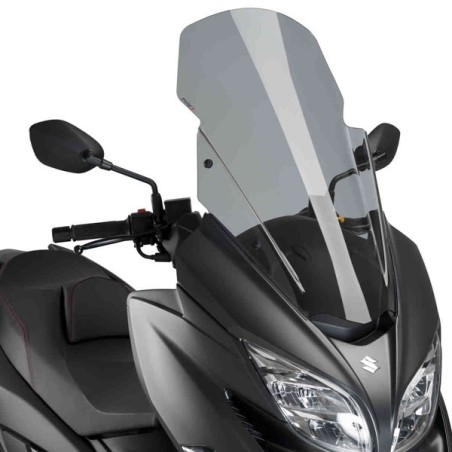 Cupolino Puig Touring per Suzuki AN 400 Burgman dal 2017 fume chiaro