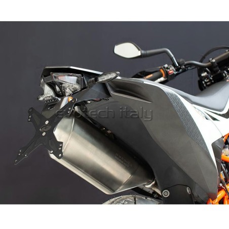 Portatarga regolabile Evotech per KTM 690 SMC R