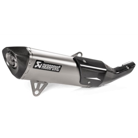 Marmitta Akrapovic Slip On Titanio omologata per BMW C400 GT e C400 X