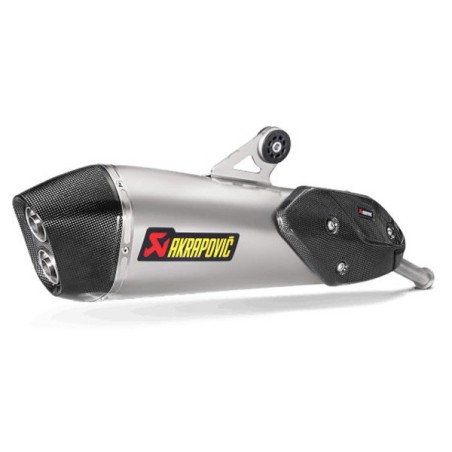 Marmitta Akrapovic Slip On Titanio omologata per BMW C650 GT dal 2016