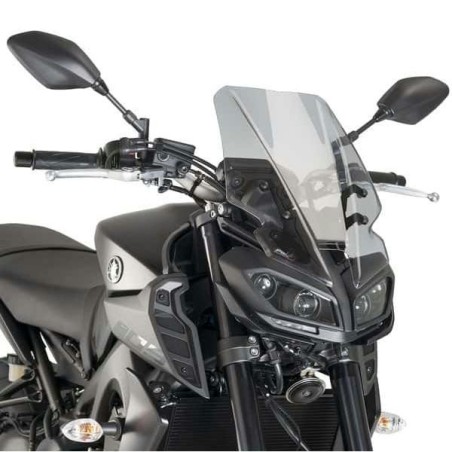 Cupolino Puig Touring per Yamaha MT-09 dal 2017 fume chiaro