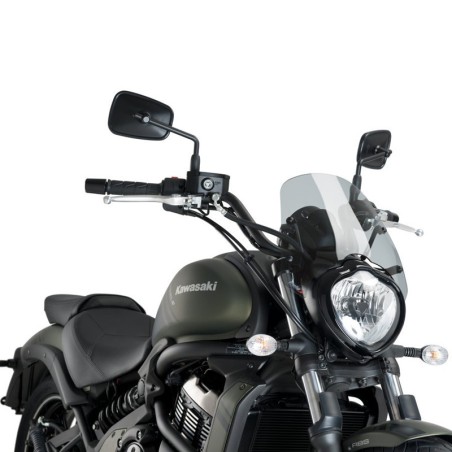 Cupolino Puig Naked Sport per Kawasaki Vulcan S fumè chiaro