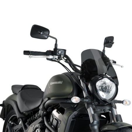 Cupolino Puig Naked Sport per Kawasaki Vulcan S fumè scuro