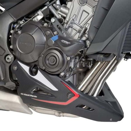 Spoiler inferiore Puig carbon look per Honda CB 650F dal 2014 e CB 650R dal 2019