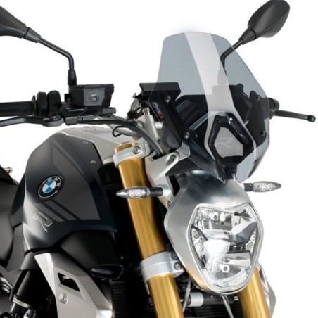 Cupolino Puig Naked per BMW R1250 R, colore fume chiaro