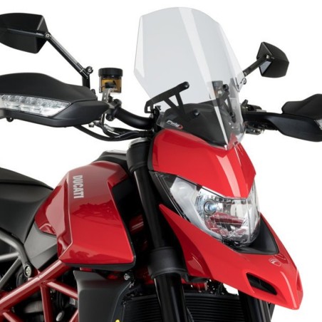 Cupolino Puig Naked per Ducati Hypermotard 950 dal 2019, colore fumè trasparente