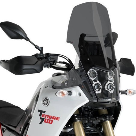 Cupolino Puig Touring per Yamaha Tenere 700, fumè chiaro