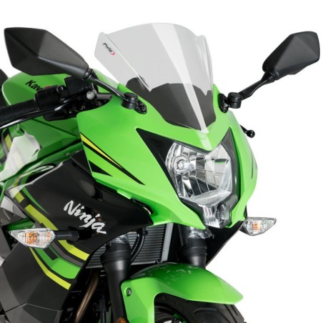 Cupolino Puig Racing per Kawasaki Ninja 125 dal 2019, fume chiaro