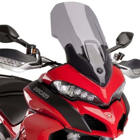 Cupolino Puig Touring trasparente per Ducati Multistrada vari modelli, fume chiaro