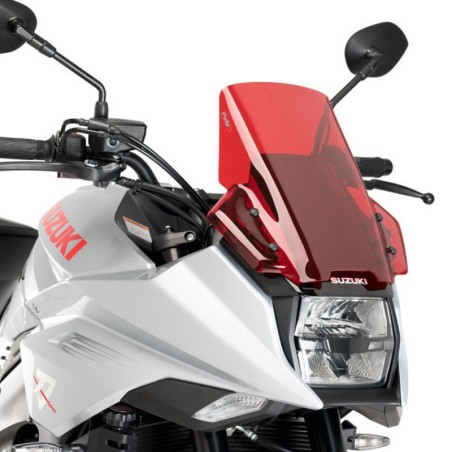 Cupolino Puig Touring per Suzuki Katana dal 2019, rosso