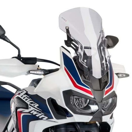 Cupolino regolabile Puig Touring-Racing per Honda CRF 1000L Africa Twin dal 2016