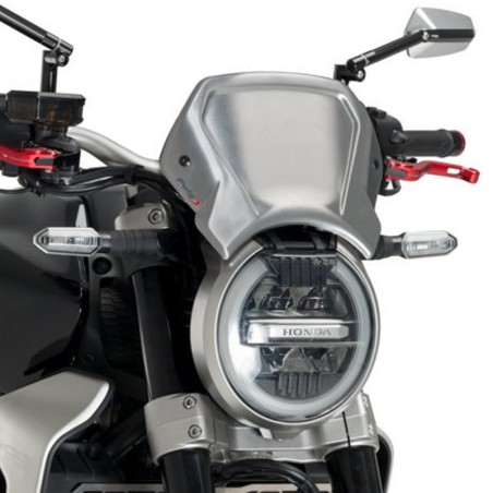 Cupolino Puig in alluminio satinato per Honda CB 1000R e CB 650R