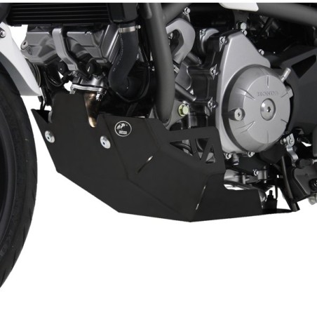 Paracoppa Hepco & Becker in alluminio nero per Honda NC700S/X e NC750S/X