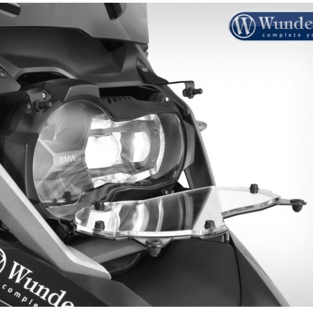 Protezione faro in plexiglass Wunderlich per BMW R1200 GS dal 2017, R1250 GS...