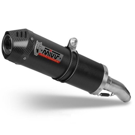 Terminale Mivv Oval carbonio per Moto Guzzi V85 TT