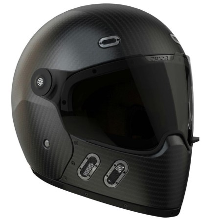 Casco Qwart Phoenix STD in carbonio opaco