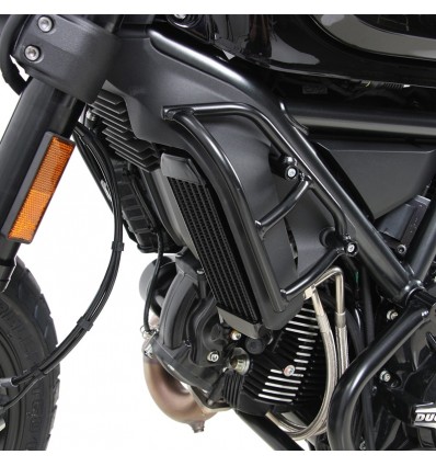 Barre tubolari Hepco & Becker per protezione radiatore su Ducati Scrambler 800