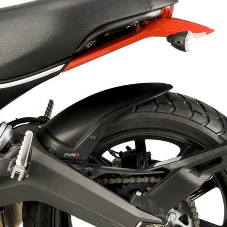 Parafango posteriore Puig per Ducati Scrambler 800 carbon look