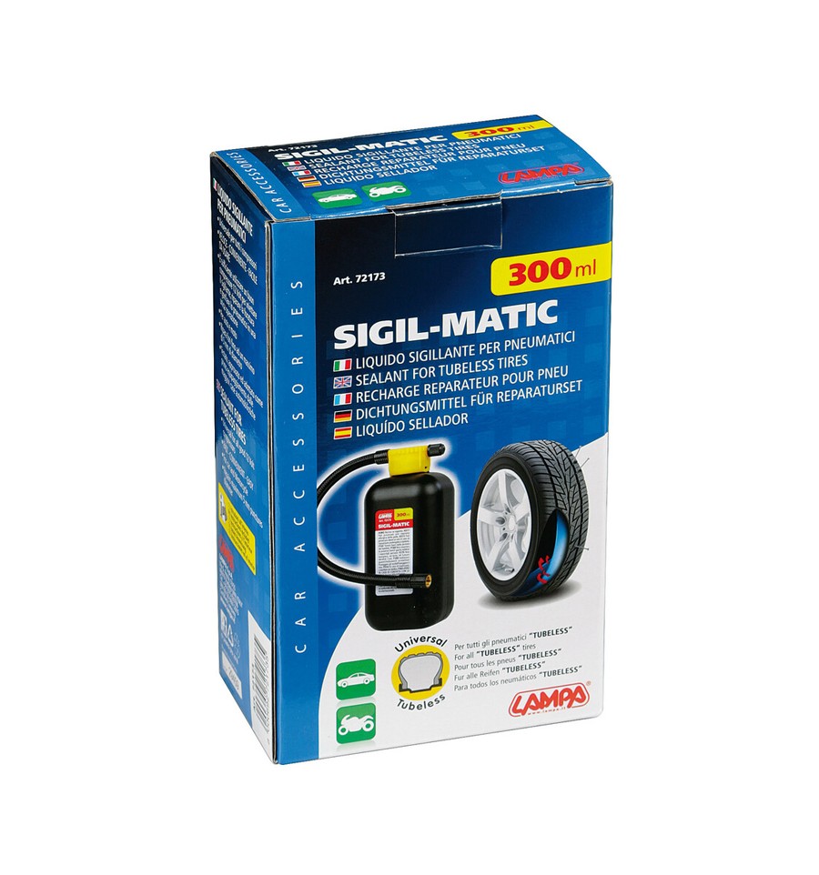 Kit liquido sigillante SIgil-Matic Lampa per riparazione forature