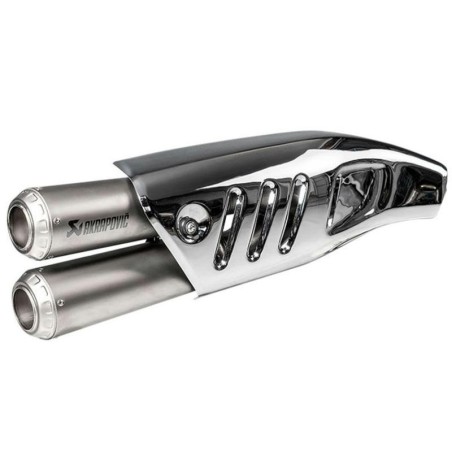 Marmitta Akrapovic Slip On Acciaio Inox omologata per Honda Monkey 2019