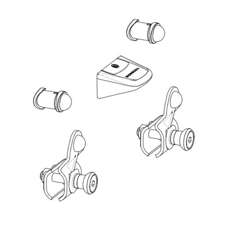 Attacchi Givi OFMK Monokey per telai laterali One Fit