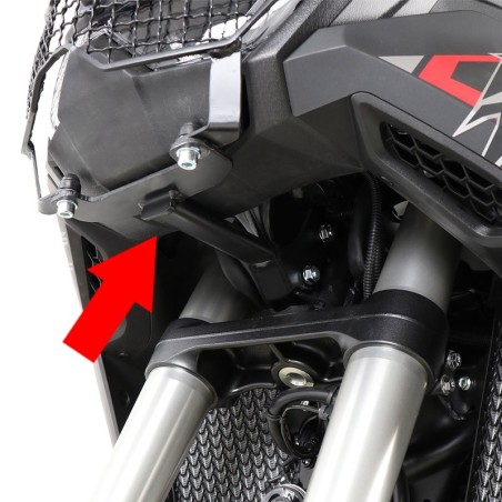 Adattatore griglia faro anteriore Hepco & Becker per Honda CRF 1100L Africa Twin