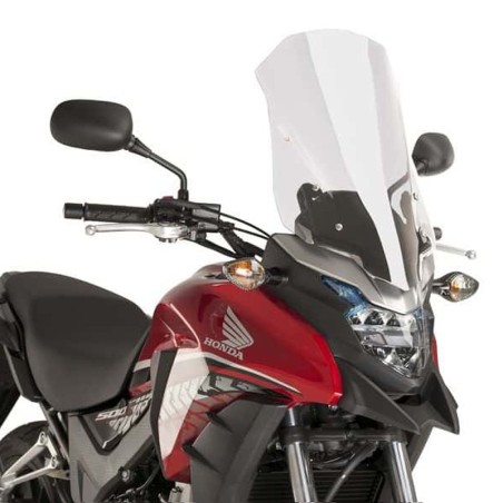 Cupolino Puig Touring per Honda CB 500X dal 2016 trasparente