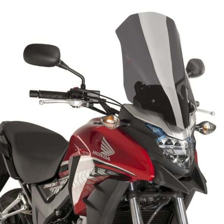 Cupolino Puig Touring per Honda CB 500X dal 2016 fumè scuro