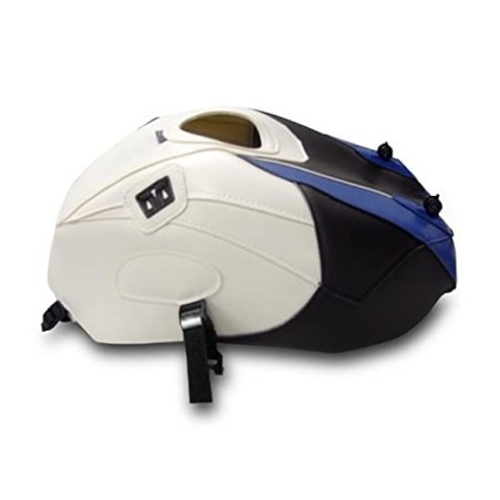 Copriserbatoio Bagster per BMW S1000RR fino 2014 in similpelle blu, bianco e nero