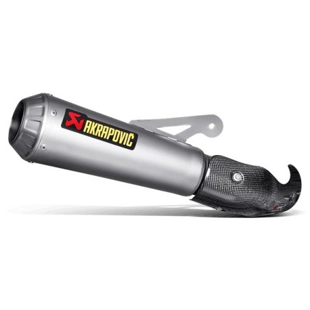 Marmitta Akrapovic Slip On Titanio stile GP per BMW S1000RR 10-16